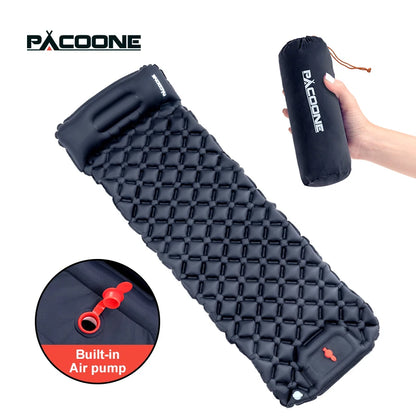 PACOONE Outdoor Camping Inflatable Mattress